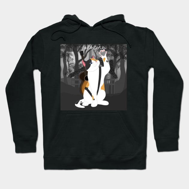 FOLKLORE CAT ERA Hoodie by ulricartistic